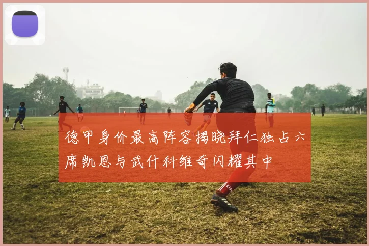 德甲身价最高阵容揭晓拜仁独占六席凯恩与武什科维奇闪耀其中